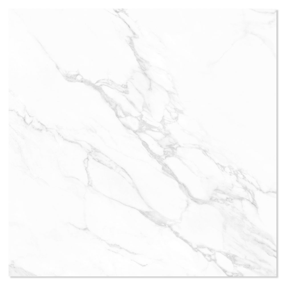 Marmor Gulvflis Lincoln Hvit Matt 60x60 cm
